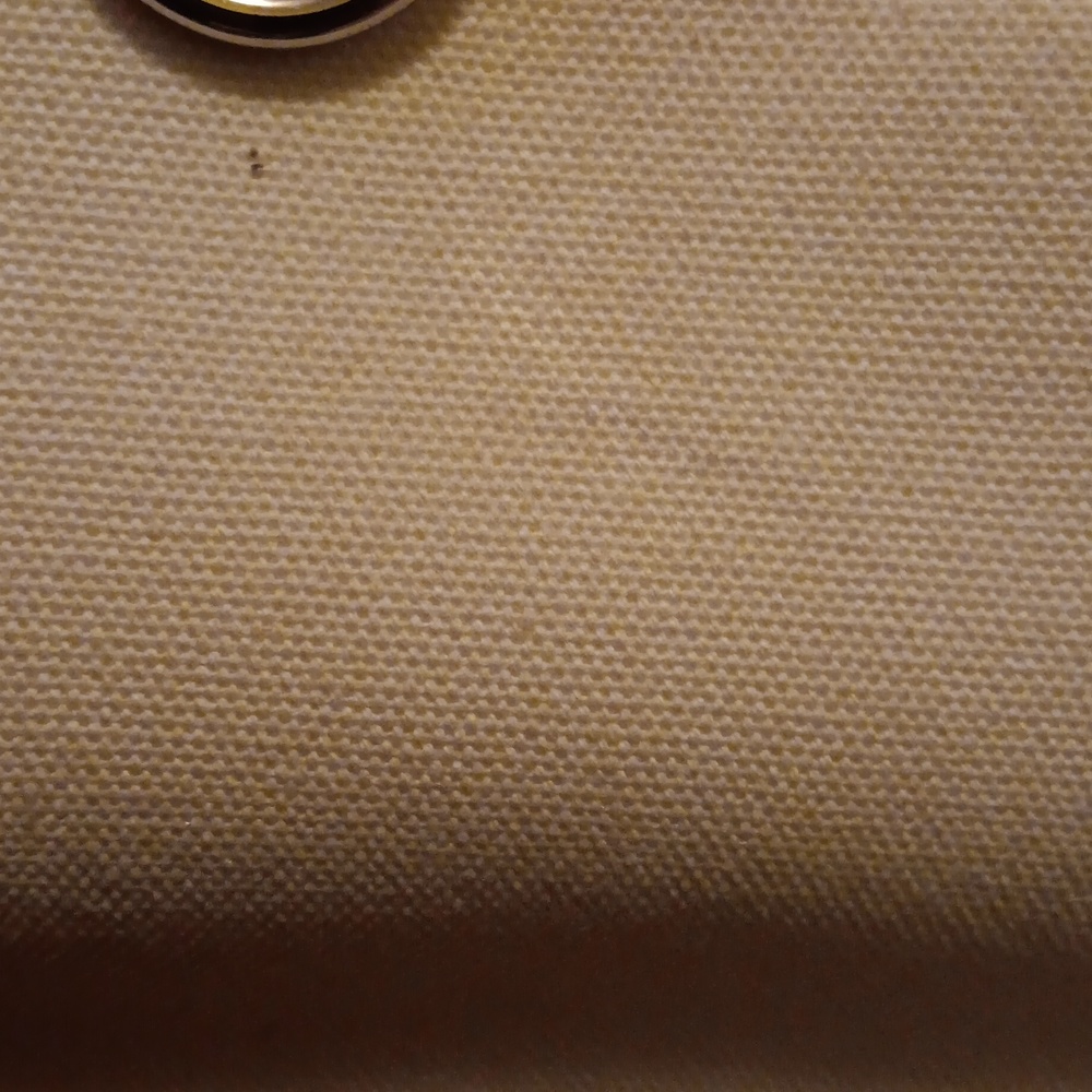 NWOT RALPH LAUREN BROWN LEATHER/CREME FABRIC HANDBAG - Picture 9 of 11